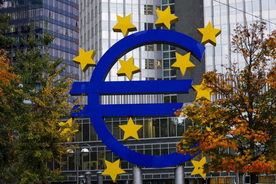  El logotipo del BCE en Frankfurt, Alemania. Foto: Bloomberg Foto de Alex Kraus. / © 2019 Bloomberg Finance LP 