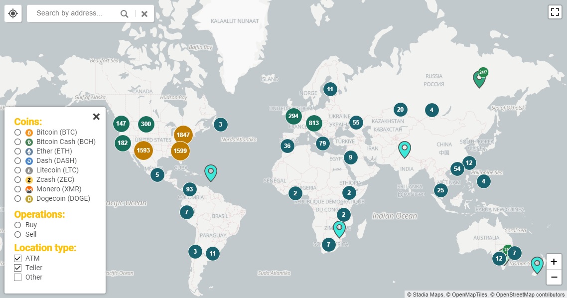 +bitcoin +locations